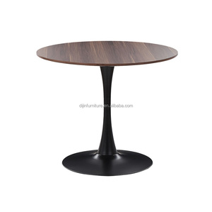 Design semplice <span class=keywords><strong>tavolo</strong></span> da <span class=keywords><strong>cucina</strong></span> a tulipano semplice MDF <span class=keywords><strong>in</strong></span> <span class=keywords><strong>legno</strong></span> gamba <span class=keywords><strong>in</strong></span> metallo bianco <span class=keywords><strong>tavolo</strong></span> da pranzo <span class=keywords><strong>con</strong></span> piedistallo - Product Image 5