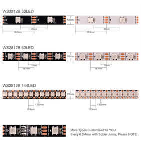 Perfekte Ambiente beleuchtung Dimmbare Namensschild-LED-Beleuchtung LED-Streifen <span class=keywords><strong>Cri</strong></span> 98 RGB LED-Streifen leuchten - Product Image 6