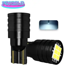 LED מושלם F2WOLRD T10 194 501 W5W LED 3030 6SMD איתותים אחוריים לוחית רישוי 12V 24V לוח מכשירים La