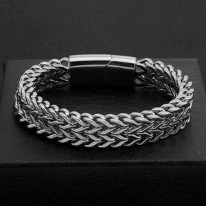 Trendy Waterproof Hypoallergenic Custom Stainless Steel Fashion Bracelets & <b>Bangles</b> Snake Bracelet <b>for</b> <b>Men</b> - Product Image 2