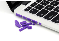 Bouchons anti-poussière pour ordinateur portable, port de charge, port USB, bouchon en silicone, protection du port de charge, couvercle anti-poussière pour Apple MacBook Pro/Air