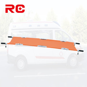 Camilla plegable de emergencia médica para hospitales Camilla plegable de aluminio con certificaciones <span class=keywords><strong>CE</strong></span> - Product Image 2