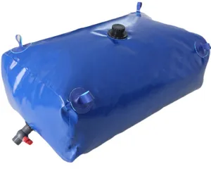 Contenedor de reserva de agua Flexible de 2000L, tanque de almacenamiento de agua de PVC barato, a la venta