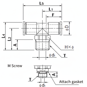 Conectores NITTA PUSH ONE MINI TIPO AT3 - Product Image 1