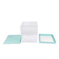 Vente en gros 6 8 10 pouces boîtes à gâteaux transparentes grand gâteau d'anniversaire de mariage boîte d'emballage en plastique transparent