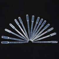 Pipettes de transfert micro en plastique LDPE stériles jetables transparentes HAIJU LAB 1 ml, 2 ml, 3 ml, 5 ml, 10 ml pour produits chimiques de laboratoire