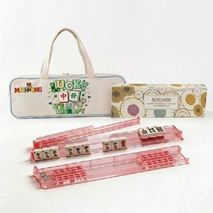 Bolsa de Almacenamiento y Soportes para Fichas de Mahjong, Juego Completo, En Stock, Envío Rápido - Product Image 4