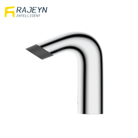 Robinet de lavabo automatique à capteur sans contact en alliage de zinc écologique Rajeyn, à un seul trou