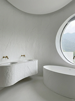 Panneau de pierre mince flexible en travertin massif, léger, écologique, durable, ignifuge, imperméable, moderne pour l'extérieur
