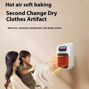 Mini Xách Tay Treo Tường Nhà Điện Nóng Sưởi Ấm Người Quạt Sưởi Ấm Nhanh Chóng Sưởi Ấm Hiển Thị Kỹ Thuật Số Thời gian Ptc Sưởi Ấm Dây Nóng - Product Image 5