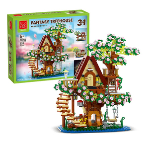 Mork 20206 2025 New 3-in-1City MOC Treehouse Model Creator Room Home Bricks Kids Children Toys Gift 959pcs Building Blocks Sets - Product Image 6