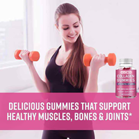 Gummies de collagène Herborigen OEM en marque privée pour le blanchiment de la peau, complément parfait pour les femmes, gummies de collagène pour la peau