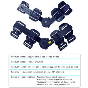 TJ033, nuevo soporte médico con bisagras para rodilla, rodillera ortopédica <span class=keywords><strong>de</strong></span> fibra <span class=keywords><strong>de</strong></span> carbono Flexible para coderas y <span class=keywords><strong>rodilleras</strong></span> ortopédicas para piernas - Product Image 3