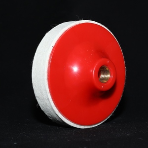 Disco de Pulido de Fieltro de Lana con Respaldo de Plástico para Vidrio y Cristal, Grosor Personalizado - Product Image 2