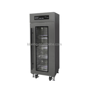 Panneau d'ordinateur commercial en acier inoxydable Armoire de désinfection deux étoiles à 4 couches Porte en verre trempé simple de 1.0mm d'épaisseur 30-45min - Product Image 5