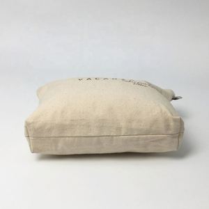 Pochette zippée en toile écologique personnalisée, sacs zippés pour cosmétiques et soins de la peau - Product Image 2