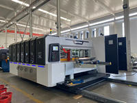 Machine de Fabrication de Boîtes en Carton Haute Vitesse Flexo Imprimante Onduleuse Slotter 2 3 4 Couleurs pour Cartons