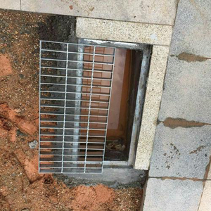 Grilles de drainage en métal galvanisé pour caniveaux, couvercles de caniveaux en acier, plaques de couverture pour fossés, grilles métalliques à barres - Product Image 6
