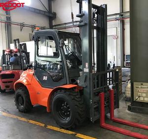 REDDOT 2.5ton 3.0ton 3.5ton terrain המלגזה 4WD מלגזה משאית עם מנוע דיזל יפני - Product Image 5