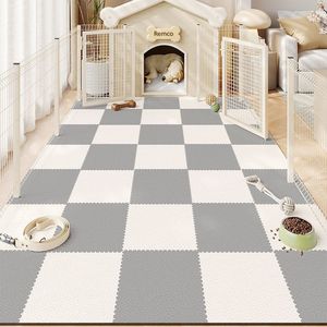 Alfombra de PVC para Mascotas con Diseño de Estrellas, Rectangular, Antideslizante y Absorbente para Sala de Estar, Uso para Perros y Gatos - Product Image 4