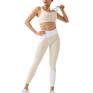Ensemble de sport pour femmes recyclé par le fabricant, vêtements de sport actifs pour femmes, vêtements de course, survêtements, jogging, ensemble de yoga pour femmes - Product Image 3