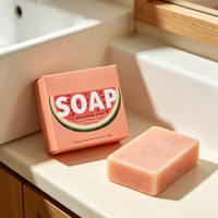 Boîte d'emballage de savon réutilisable, écologique, biodégradable, en matériaux recyclés, imperméable, avec logo personnalisé, auto-érectible, design en papier artistique