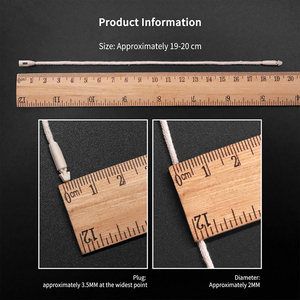 Oem ODM tùy chỉnh bông hangtag nhãn chuỗi phổ đơn giản phong cách treo tag Rope cho quần áo - Product Image 5