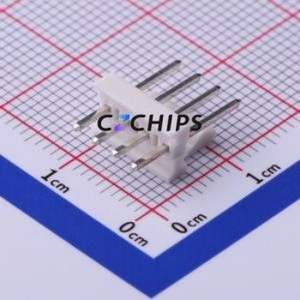 M2545V-04P Wire-to-Board Pin Header Through hole Component (THT),P=2.54mm Connector 1x4P 2.54mm Through Hole 4P - Product Image 1