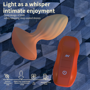 USB-aangedreven draadloze afstandsbediening siliconen anale plug vibrerende <span class=keywords><strong>climax</strong></span> massager flirtende masturbatie-artikel voor mannen en vrouwen - Product Image 4