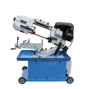 DS712 portable horizontal metal steel cutting bandsaw machine, stainless steel pipe cutting machine