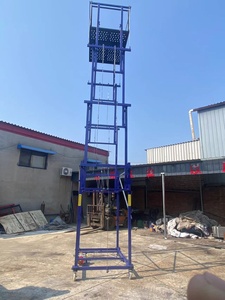 2m Adjustable Height Lifting Scaffolding Platform SF-30 with CE <b>Paint</b> 500kg Load Capacity Metal Construction Includes Handrails - Product Image 4