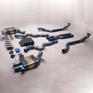 Silenciador Valvetronic Personalizado de Fábrica OEM, Sistema de Escape Catback para <span class=keywords><strong>BMW</strong></span> M6 E63 <span class=keywords><strong>V10</strong></span> 5.0L 2006--Tubo de Escape de Titanio - Product Image 6