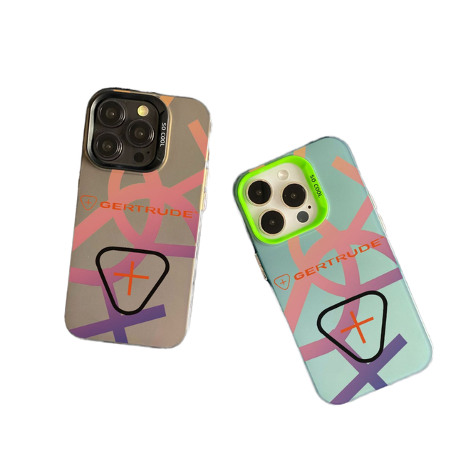 Stylish Cartoon Designer Gertrude Case for iPhone 12 13 14 15 16 Pro Max TPU PC Case for iPhone 17 Pro Max Mobile Accessories