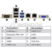 Carte mère de serveur MBD-X11SPL-F à socket unique LGA3647, 2e génération Xeon C621, 8 DIMM DDR4, 7 PCIe 3.0, IPMI, double LAN Gigabit, M.2, ATX, neuve