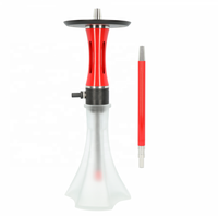 Vente en gros unique Allemagne narguilé Shisha en acier inoxydable coloré avec technique miroir de bonne qualité