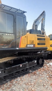 Sany รถขุดตีนตะขาบมือสองรถขุดหนัก24ตันผ่านการรับรอง CE พร้อมถัง SY245 - Product Image 2