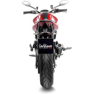 LV-10 sistema di scarico per motocicli in edizione nera progettato per DUCATI MONSTER 937 2021-2024 modello 18973 - Product Image 3