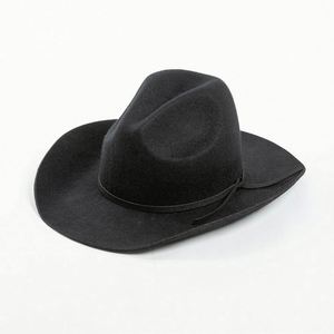 Western Style Mexican Wool Felt Sombrero Hat Fashion Men Women Rolled Brim Fedora Hats - Product Image 5