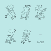 Accessoires de luxe en gros pour poussettes : Moustiquaire pour poussette de bébé, poussette de voyage, Coches Para Bebes. Poussette 3 en 1 pour bébé.