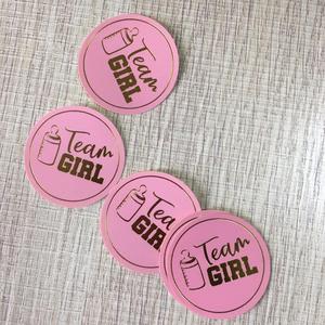 48pcs Squadra Squadra Ragazzo Della Ragazza Del Bambino Doccia <span class=keywords><strong>Sticker</strong></span> Decorazioni Del Partito di Genere Rivelare Adesivi - Product Image 5