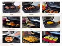 Appareils de cuisine Home Smart 6l 12 en 1 Friteuse sans huile Observation Window Power Xl Air Flyer Fryer Grill Electric Digital