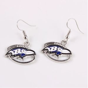 Snelle Verzending Buffelrekeningen Bengelen Oorbellen Kleuren Sieraden Voetbalteam Game Dag Oorbel Stijl 2 - Product Image 6