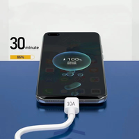 Kabel Data Tipe C Tembaga Murni Grosir 120W Pengisian Cepat 10A untuk USB 3.0