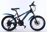 Bicicleta de Montaña Unisex para Niños y Adultos con Frenos de Disco, Cuadro de Acero, 21 Velocidades