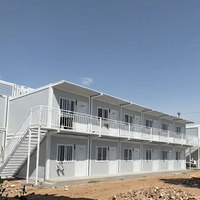 Maison conteneur préfabriquée pour l'hébergement des travailleurs, idéale pour les camps de travail et les logements temporaires