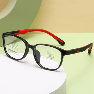 Jamie 8019TR90 Rectangular <b>Eyeglasses</b> Plano Lenses Blue Light Protection For Students Unisex Medium <b>Frame</b> Width AC Lens - Product Image 2