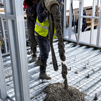 Panneau de plancher en acier YX35 125 750 |   Tôle de coffrage trapézoïdale à profil ouvert galvanisée pour bâtiments d'entrepôts industriels