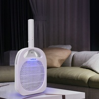 Lampe anti-moustiques électrique portative 2-en-1 en ABS solide, ODM CE ROHS MT01, pour intérieur, écologique