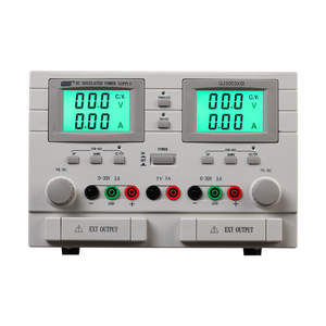 QJ3003Xlll 195W Fuente de alimentación de escritorio regulada por CC de 3 vías 0-30V 0-3A Ajustable, pantalla de 3 dígitos, protección limitadora de corriente - Product Image 6