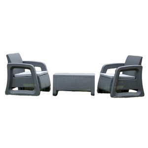 Ensemble de meubles pliants traditionnels, économiques, confortables, imperméables, en plastique PP, pour hôtel, appartement, balcon, terrasse, bistrot - Product Image 2
